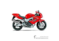 Stickers voor Honda VTR1000F FIRESTORM 2003 - Rood • Honda OEM Stickers