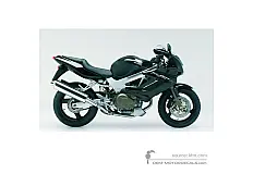 Autocollants pour Honda VTR1000F FIRESTORM 2006 - Noir • Honda Autocollants OEM