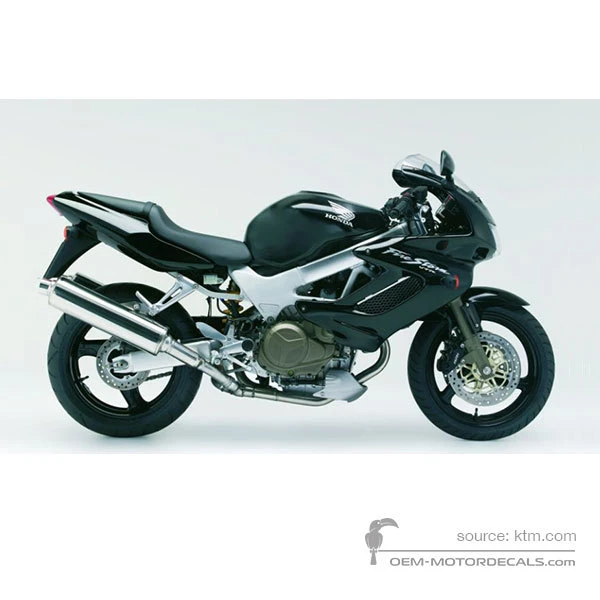 Naklejki do Honda VTR1000F FIRESTORM 2006 - Czarny • Honda Naklejki OEM