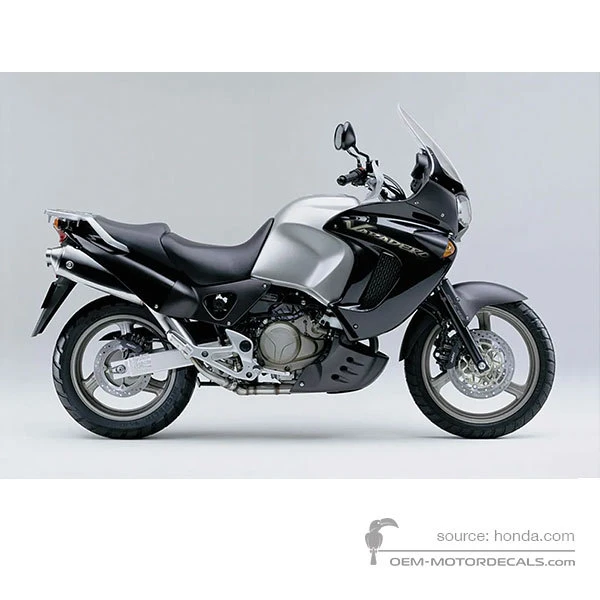 Naklejki do H0nda XL1000V VARADERO 1999 - Czarny • Honda Naklejki OEM