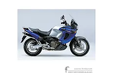 Autocollants pour HONDA XL1000V VARADERO 2001 - Bleu • Honda Autocollants OEM