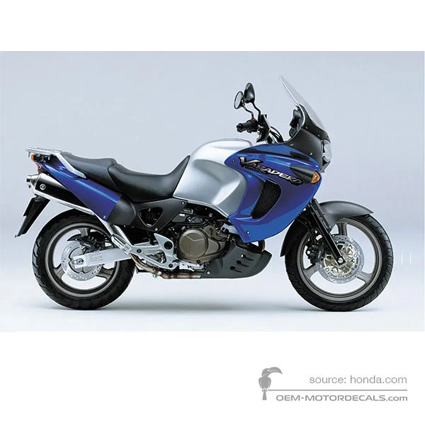 Aufkleber für HONDA XL1000V VARADERO 2001 - Blau • Honda OEM-Aufkleber