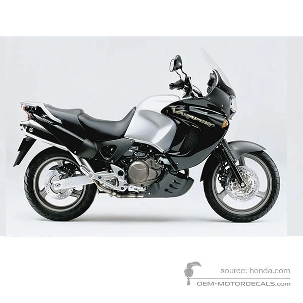 Naklejki do HONDA XL1000V VARADERO 2002 - Czarny • Honda Naklejki OEM