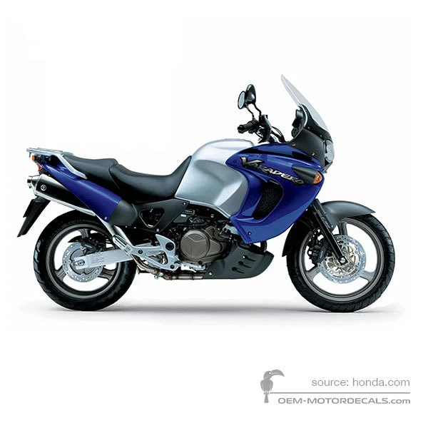 Naklejki do HONDA XL1000V VARADERO 2002 - Niebieski • Honda Naklejki OEM