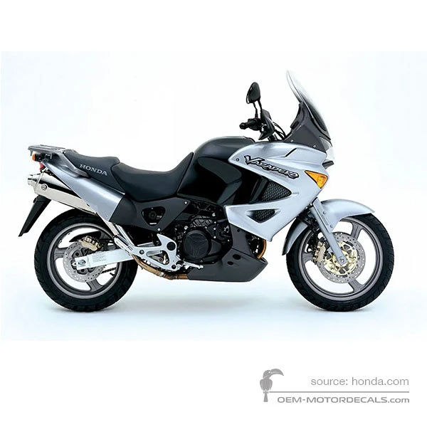 Stickers voor Honda XL1000V VARADERO 2003 - Zilver • Honda OEM Stickers