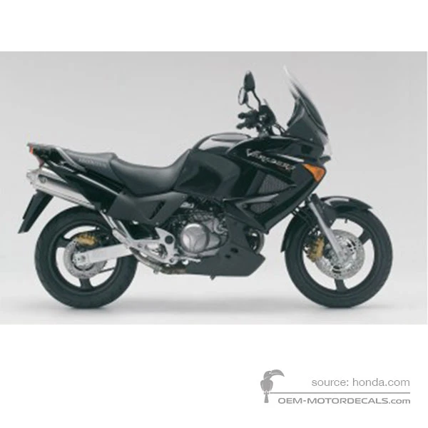 Adesivi per Honda XL1000V VARADERO 2006 - Nero • Honda Adesivi OEM
