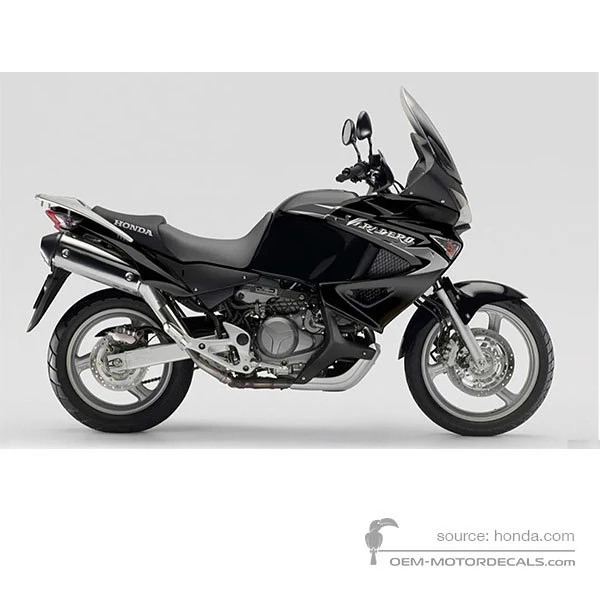 Aufkleber für Honda XL1000V VARADERO 2009 - Schwarz • Honda OEM-Aufkleber