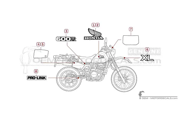 Honda XL600R 1983