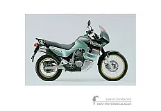 Aufkleber für Honda XL600V TRANSALP 1991 - Grün • Honda OEM-Aufkleber