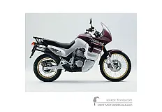 Autocollants pour Honda XL600V TRANSALP 1992 - Rouge • Honda Autocollants OEM
