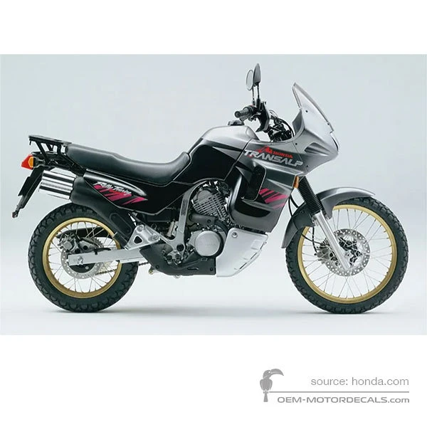 Naklejki do Honda XL600V TRANSALP 1995 - Szary • Honda Naklejki OEM