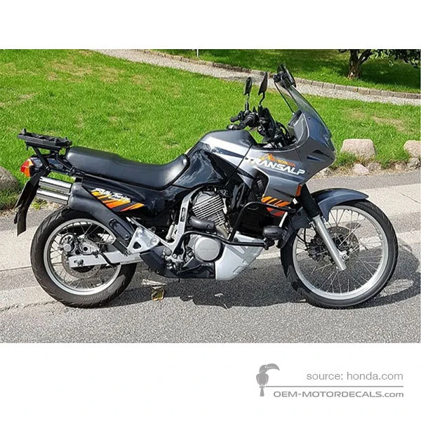 Stickers voor Honda XL600V TRANSALP 1996 - Grijs • Honda OEM Stickers