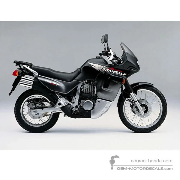 Naklejki do Honda XL600V TRANSALP 1998 - Czarny • Honda Naklejki OEM