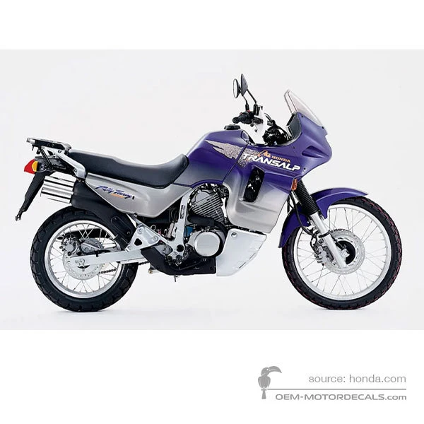 Naklejki do Honda XL600V TRANSALP 1998 - Fioletowy • Honda Naklejki OEM