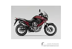 Stickers voor Honda XL700V TRANSALP 2008 - Rood • Honda OEM Stickers