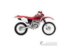 Aufkleber für Honda XR400R 2004 - Rot • Honda OEM-Aufkleber
