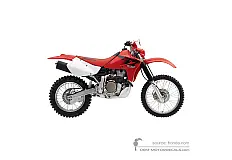 Autocollants pour Honda XR650R 2007 - Rouge • Honda Autocollants OEM