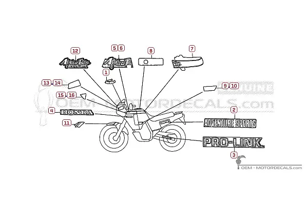 Honda XRV650 AFRICA TWIN 1988