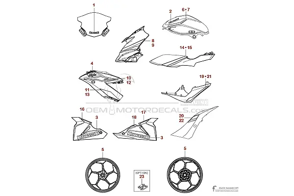 Kawasaki NINJA 125 2024 - Grijs