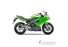 Naklejki do Kawasaki EX650 ER6F 2009 - Zielony • Kawasaki Naklejki OEM