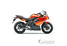 Naklejki do Kawasaki EX650 ER6F 2011 - Pomarańczowy • Kawasaki Naklejki OEM