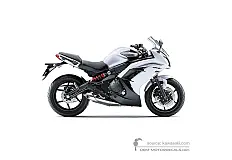 Stickers voor Kawasaki EX650 ER6F 2013 - Wit • Kawasaki OEM Stickers