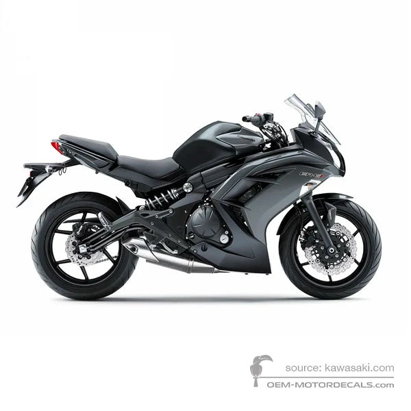 Decals for Kawasaki EX650 ER6F 2014 - Gray • Kawasaki OEM Decals
