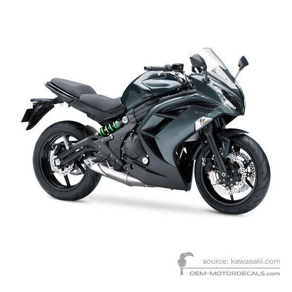 Stickers voor Kawasaki EX650 ER6F 2016 - Grijs • Kawasaki OEM Stickers