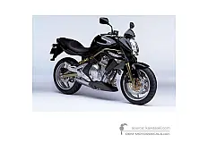 Autocollants pour Kawasaki ER650 ER6N 2006 - Noir • Kawasaki Autocollants OEM