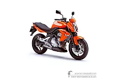 Stickers voor Kawasaki ER650 ER6N 2007 - Oranje • Kawasaki OEM Stickers