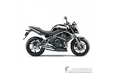 Stickers voor Kawasaki ER650 ER6N 2009 - Zwart • Kawasaki OEM Stickers
