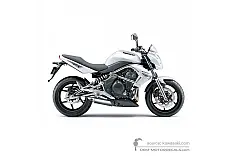 Decals for Kawasaki ER650 ER6N 2009 - White • Kawasaki OEM Decals