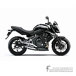 Kawasaki ER650 ER6N 2011 - Negro