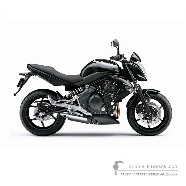 Aufkleber für Kawasaki ER650 ER6N 2011 - Schwarz • Kawasaki OEM-Aufkleber