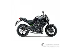 Aufkleber für Kawasaki ER650 ER6N 2014 - Schwarz • Kawasaki OEM-Aufkleber
