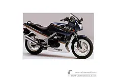 Decals for Kawasaki GPZ500S 1989 - Blue • Kawasaki OEM Decals