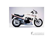 Adesivi per Kawasaki GPZ500S 1989 - Bianco • Kawasaki Adesivi OEM
