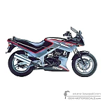 Kawasaki GPZ500S 1993 - Gris