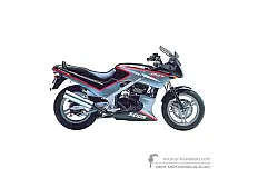 Decals for Kawasaki GPZ500S 1993 - Gray • Kawasaki OEM Decals