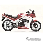 Kawasaki GPZ500S 1993 - Rojo