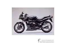 Decals for Kawasaki GPZ500S 1994 - Black • Kawasaki OEM Decals