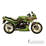 Kawasaki GPZ500S 1994 - Verde