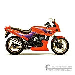 Kawasaki GPZ500S 1995 - Rojo