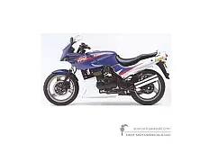 Autocollants pour Kawasaki GPZ500S 1997 - Violet • Kawasaki Autocollants OEM