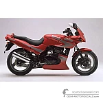 Kawasaki GPZ500S 1999 - Rojo