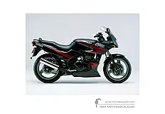 Pegatinas para Kawasaki GPZ500S 2000 - Negro • Kawasaki Pegatinas OEM