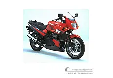 Pegatinas para Kawasaki GPZ500S 2002 - Rojo • Kawasaki Pegatinas OEM