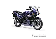 Autocollants pour Kawasaki GPZ500S 2003 - Bleu • Kawasaki Autocollants OEM