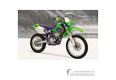 Stickers voor Kawasaki KLX250 1995 - Groen • Kawasaki OEM Stickers
