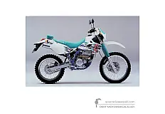 Stickers voor Kawasaki KLX250 1995 - Wit • Kawasaki OEM Stickers